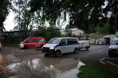 Plochingen: Ast auf Stromleitung sorgt fuer Einsatz der Feuerwehr